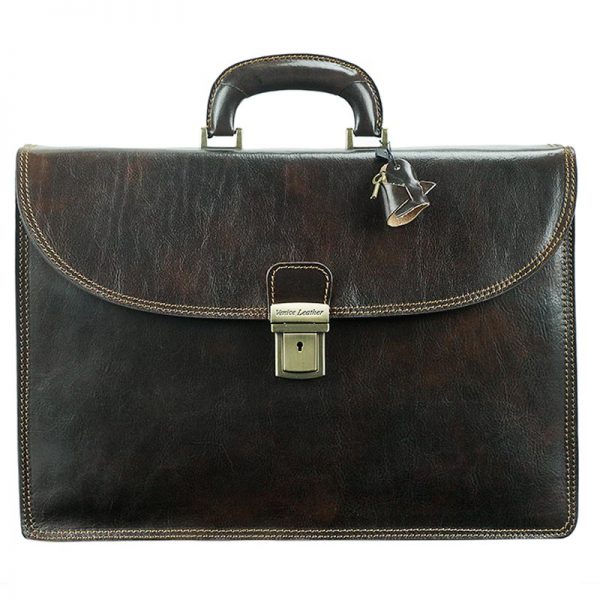 High Quality Men's Business Handbags Retro Password Lock Briefcase