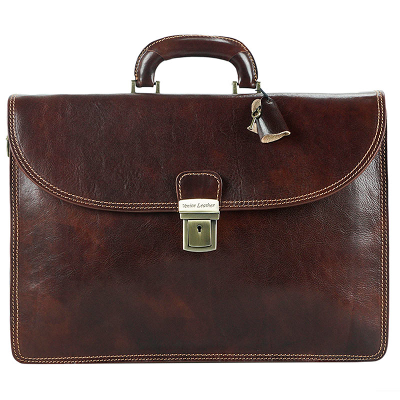 LOUIS - Leather briefcase/document bag