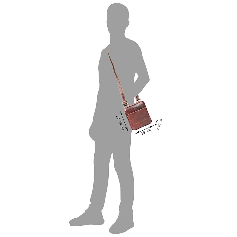 Men's Multifunctional Shoulder Bag Handbag Large Capacity Casual  Crossbody Bag