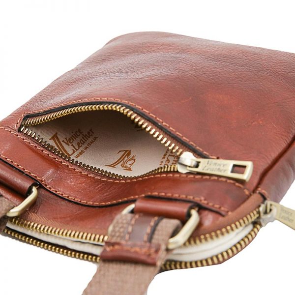 Mens Leather Shoulder Bag. Small Leather Crossbody Bag for 