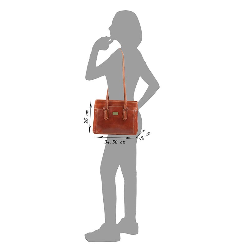 Joules hathaway top leather bag