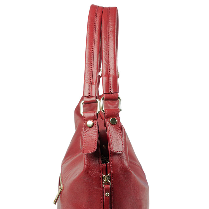 Alive With Style 'Greta GM' Leather Shoulder Bag/Backpack in Fuchsia-T –  Alive With Style - Bags With Style