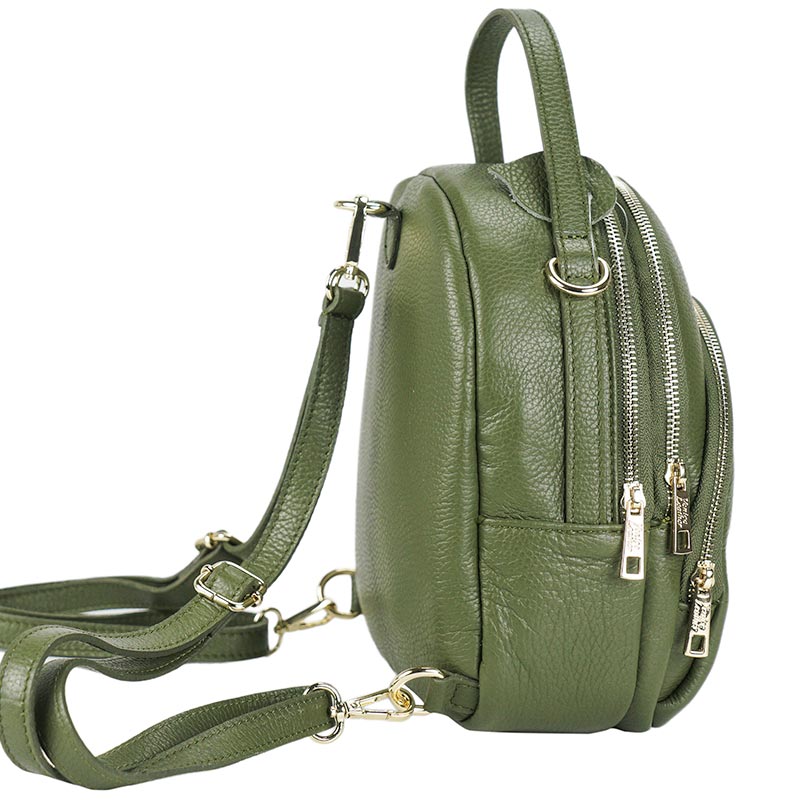 Valentino Garavani Convertible Expandable Backpack Leather and