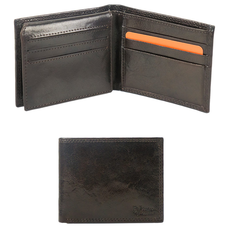 Luca-Men's handmade leather wallet with credit card compartments | Discover  on Venice Leather