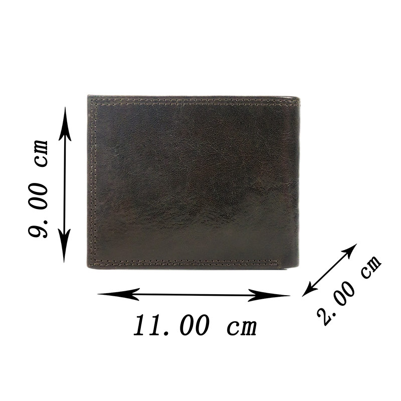 Luca-Men's handmade leather wallet with credit card compartments | Discover  on Venice Leather