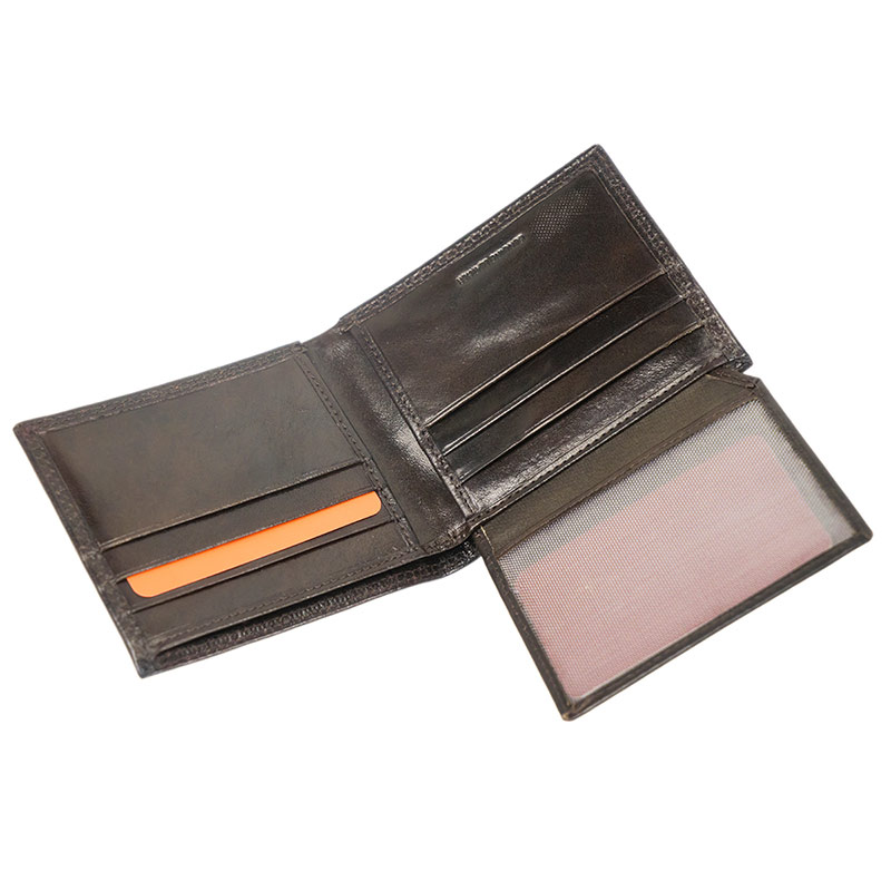 Luca-Men's handmade leather wallet with credit card compartments | Discover  on Venice Leather