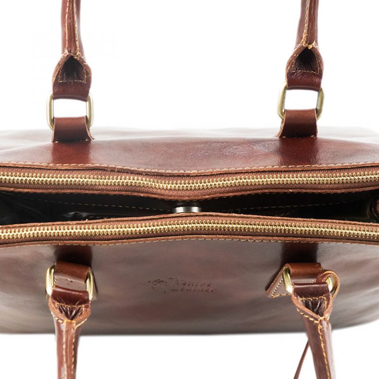 ARGENTINA-Women's handmade genuine leather handbag with shoulder strap ...