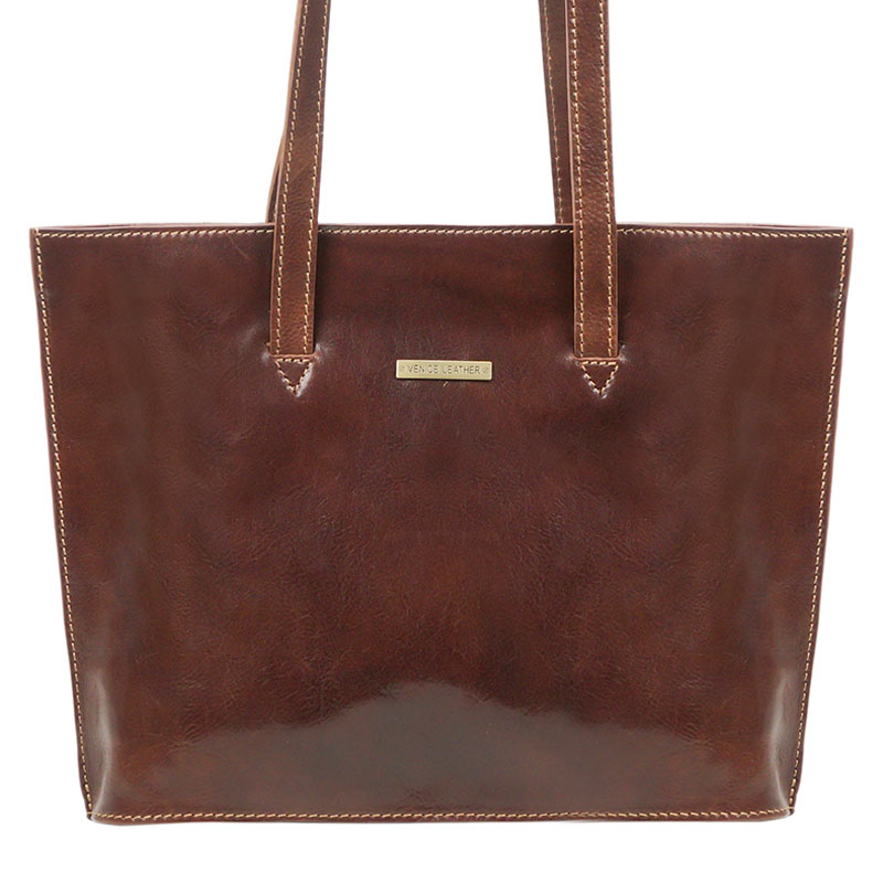 Handmade Womens Rustic Brown Leather Tote Purse Shoulder Shopper Casual  Lady Bag