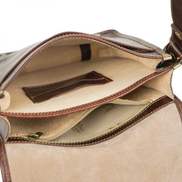 Business Bag Natural Leather SIMON brown Laptop Bag