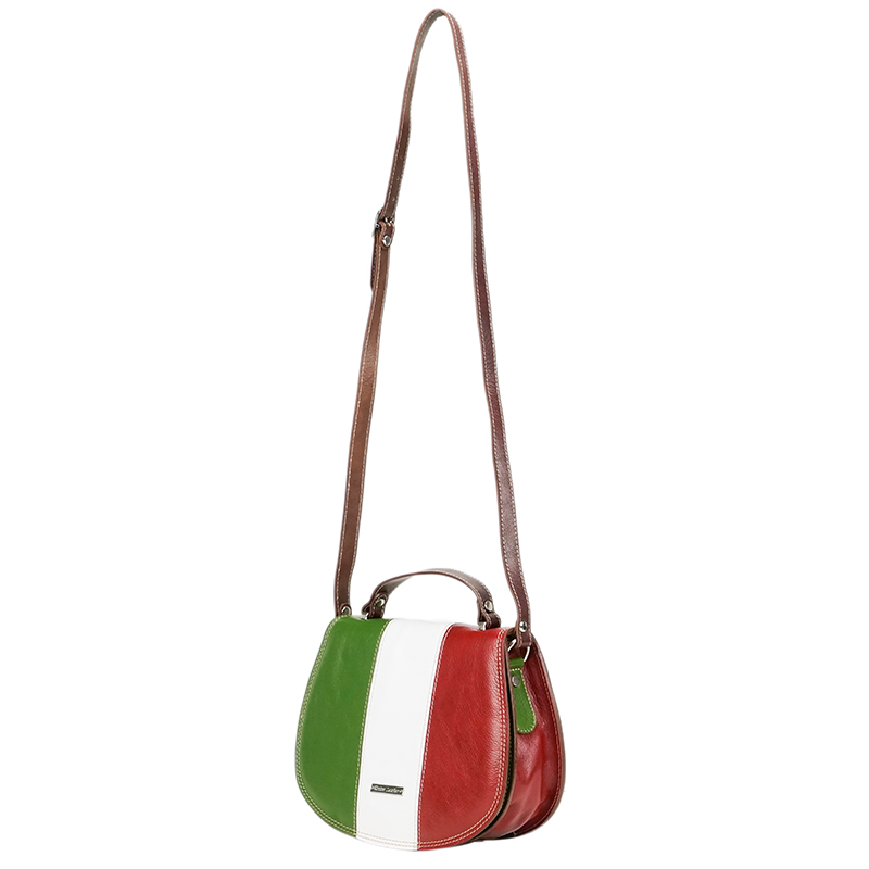 CATANZARO- Unisex handmade genuine leather travel bag with italian