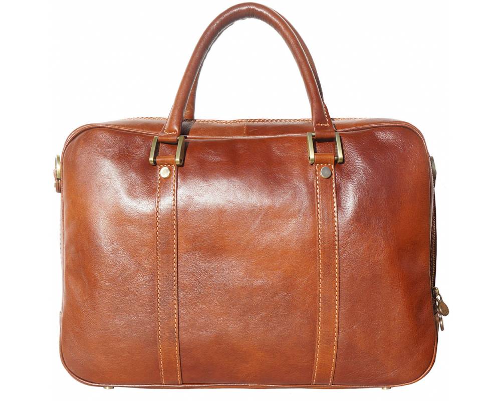 GIANNI HU unisex briefcase for all the needs Venice Leather