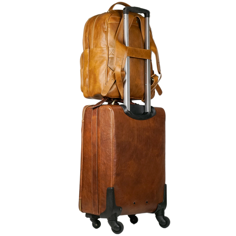 Rolling clearance leather backpack